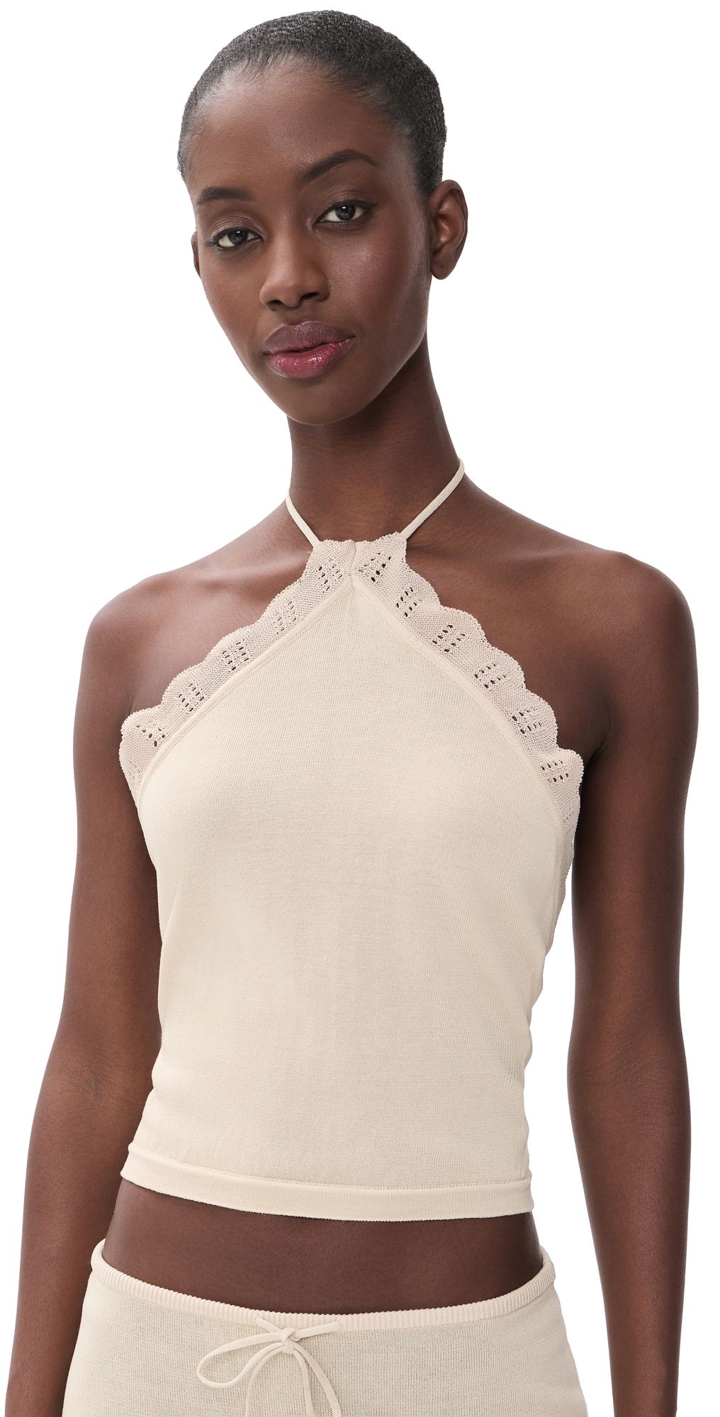 With Jéan Isla Top Beige S