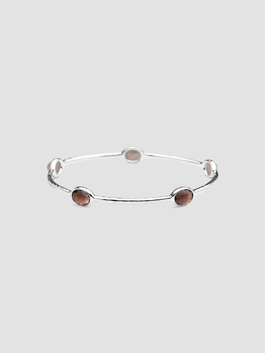 Ippolita Women's Rock Candy Sterling Silver & Smoky Quartz Bangle - Quartz - Size 2