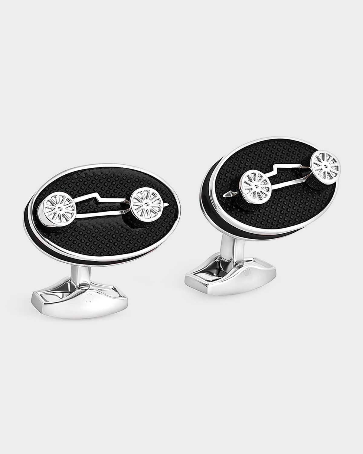 Men & apos;s Sports Ice Racing Car Cufflinks