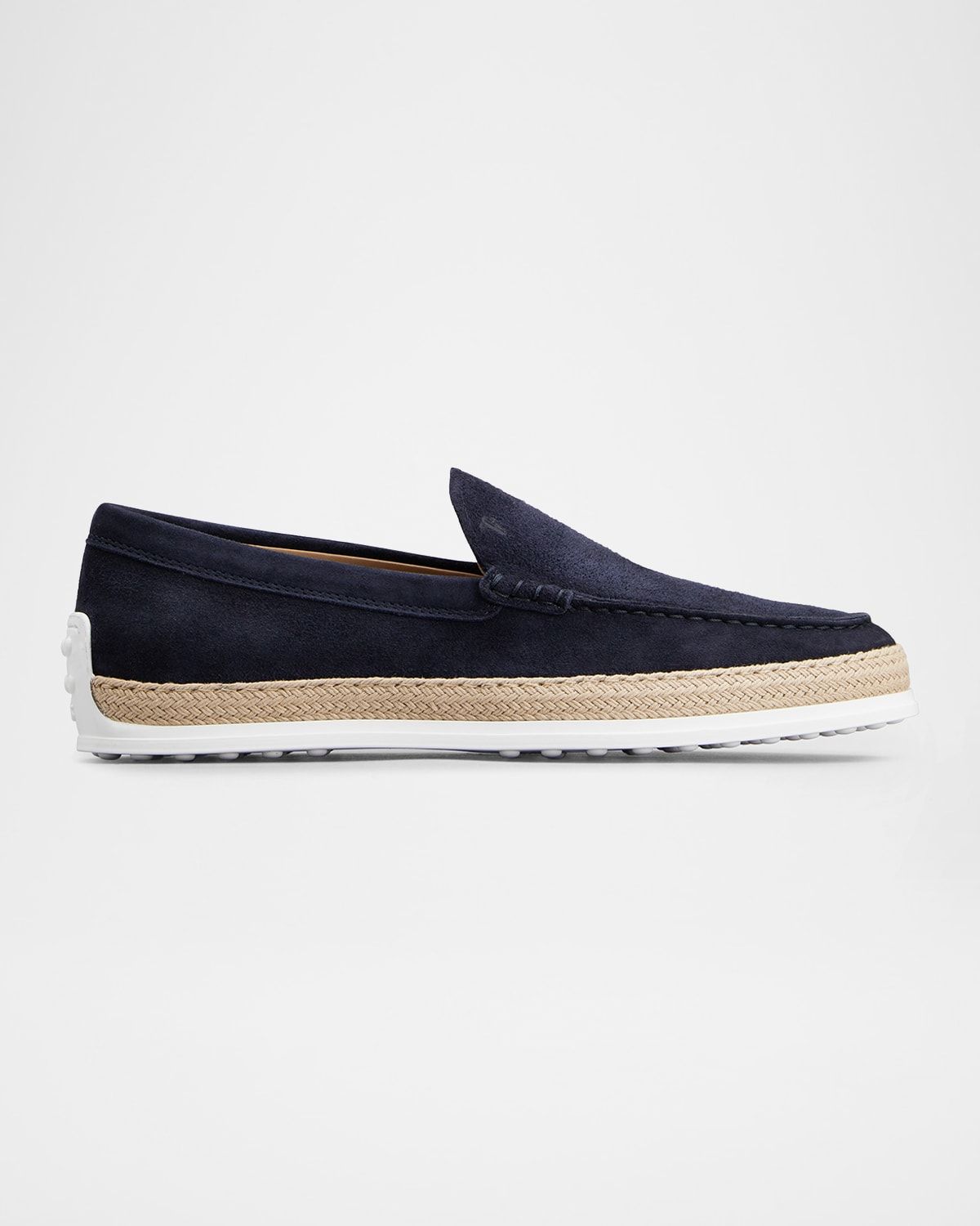Men & apos;s Pantofola Gomma Rafia TV Suede Loafers