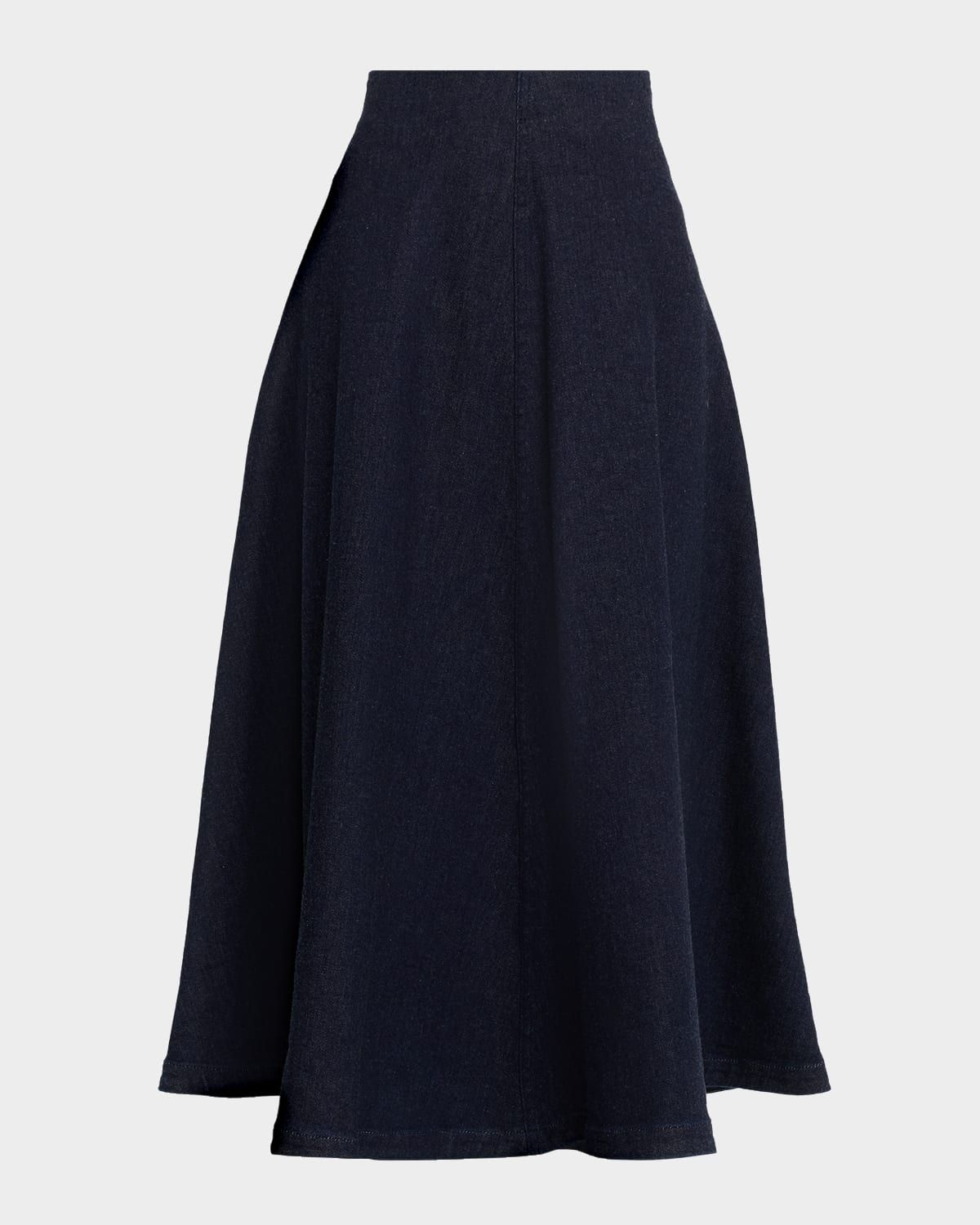 Varda A-Line Denim Skirt