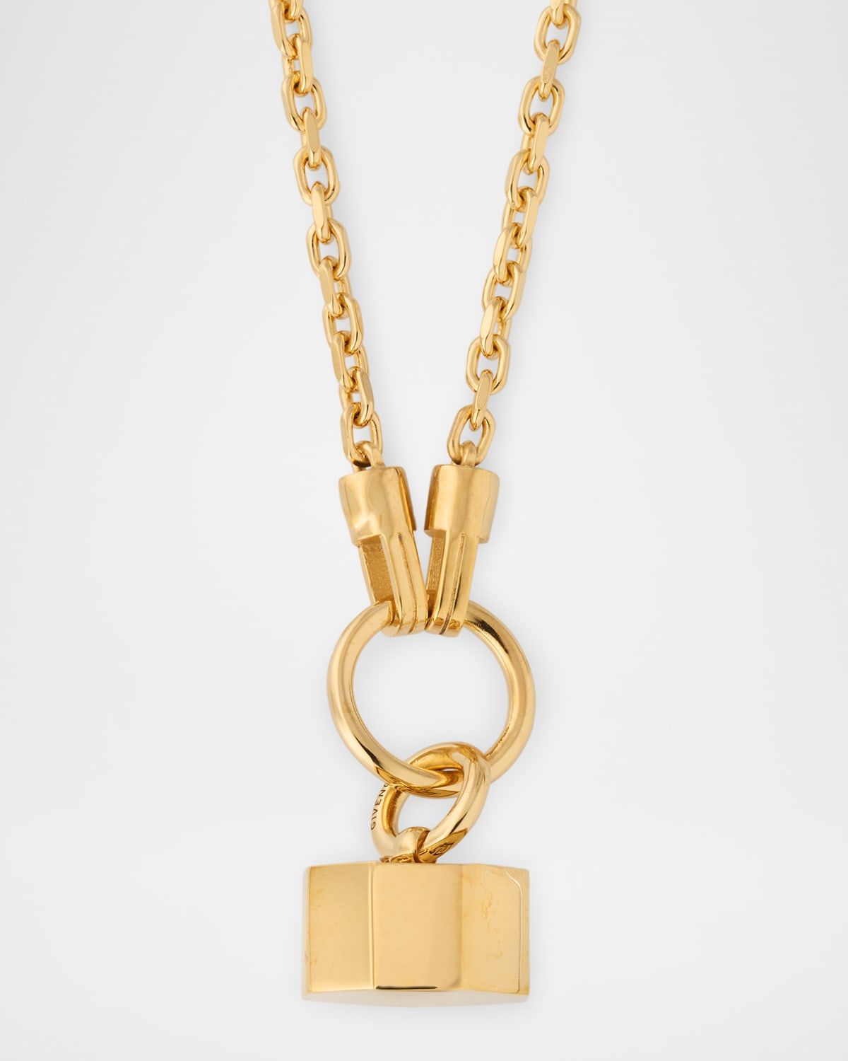 Men & apos;s Golden Weight Pendant Necklace