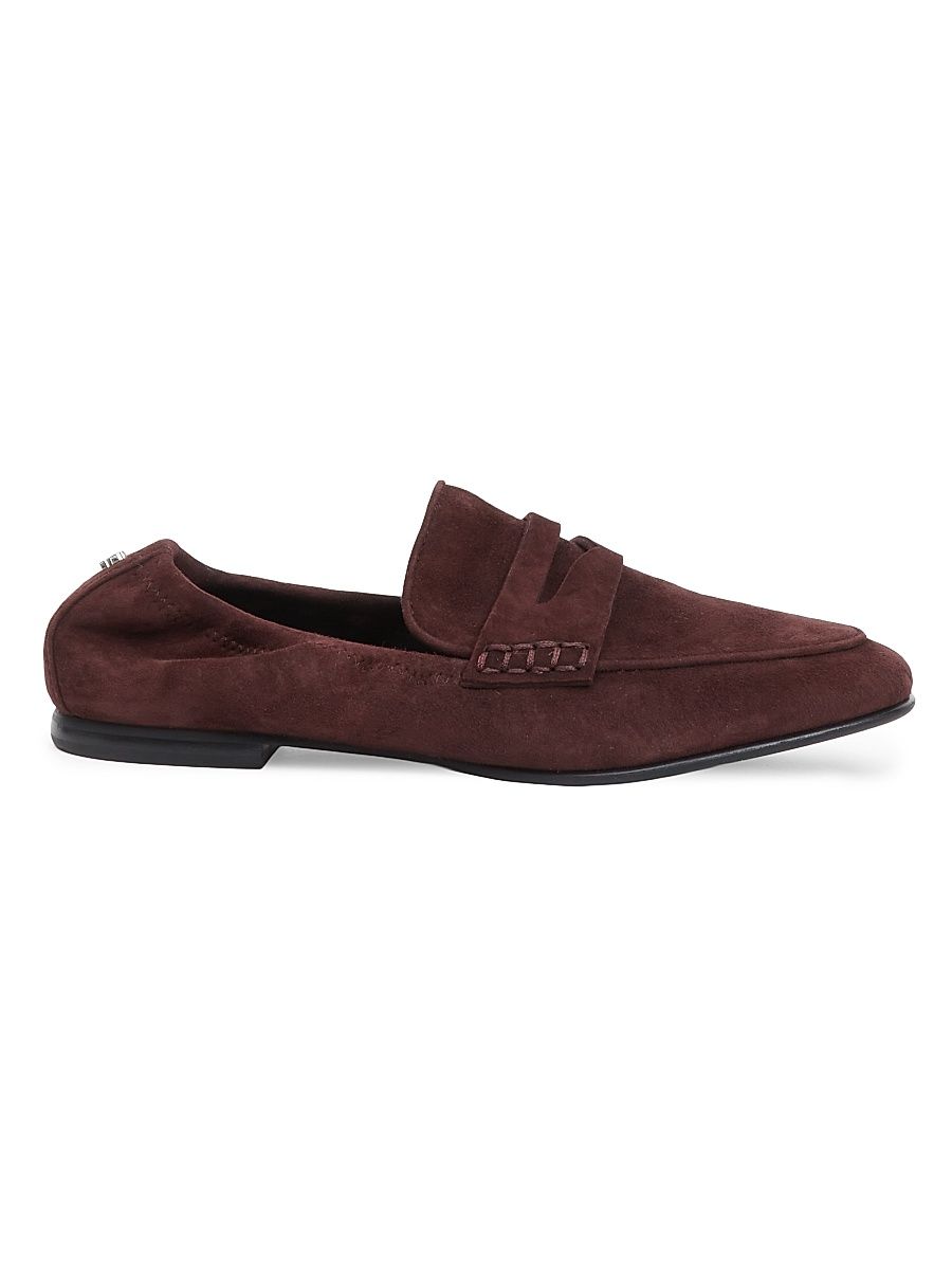 Women's Danna Suede Penny Loafers - Cacao - Size 9
