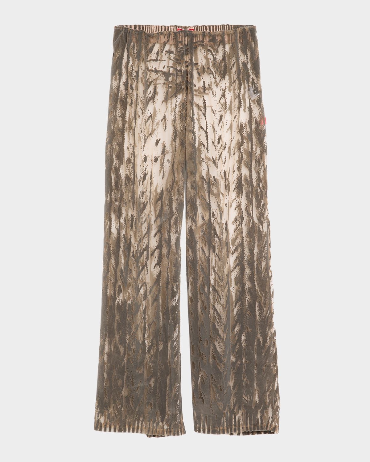 Men & apos;s P-Egaso Flocked Cable Tulle Pants