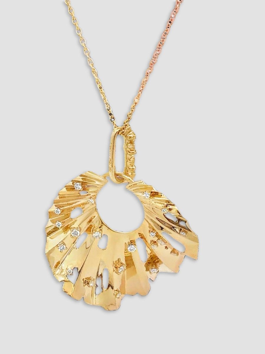 Hueb Women's Bahia 18K Yellow Gold & 0.51 TCW Diamond Pendant Necklace - Yellow Gold