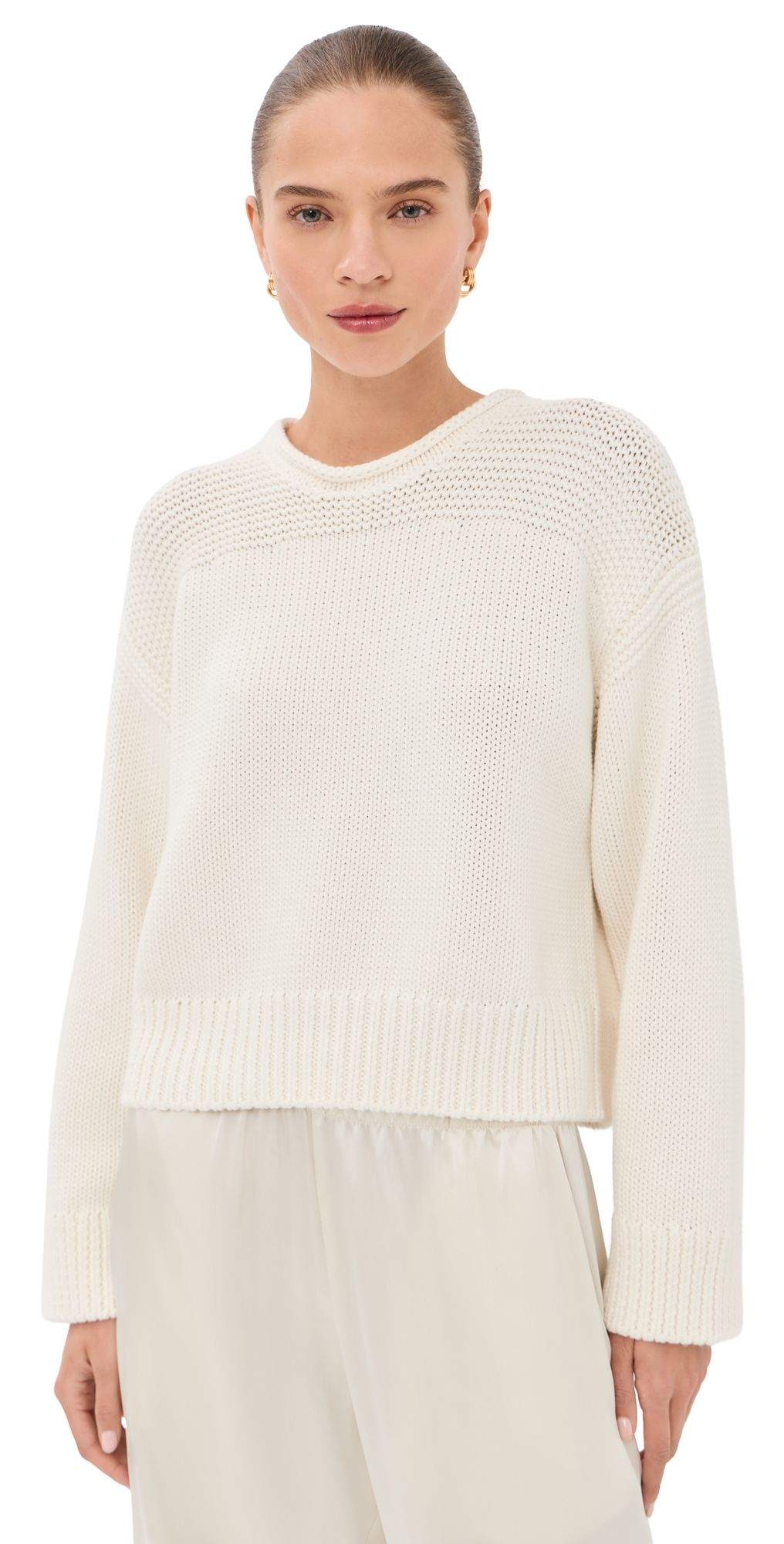 Sablyn Sutton Slouchy Pullover Gardenia S