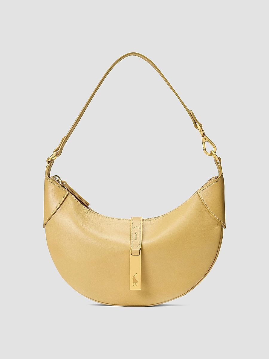 Polo Ralph Lauren Women's Leather Shoulder Bag - Cashmere