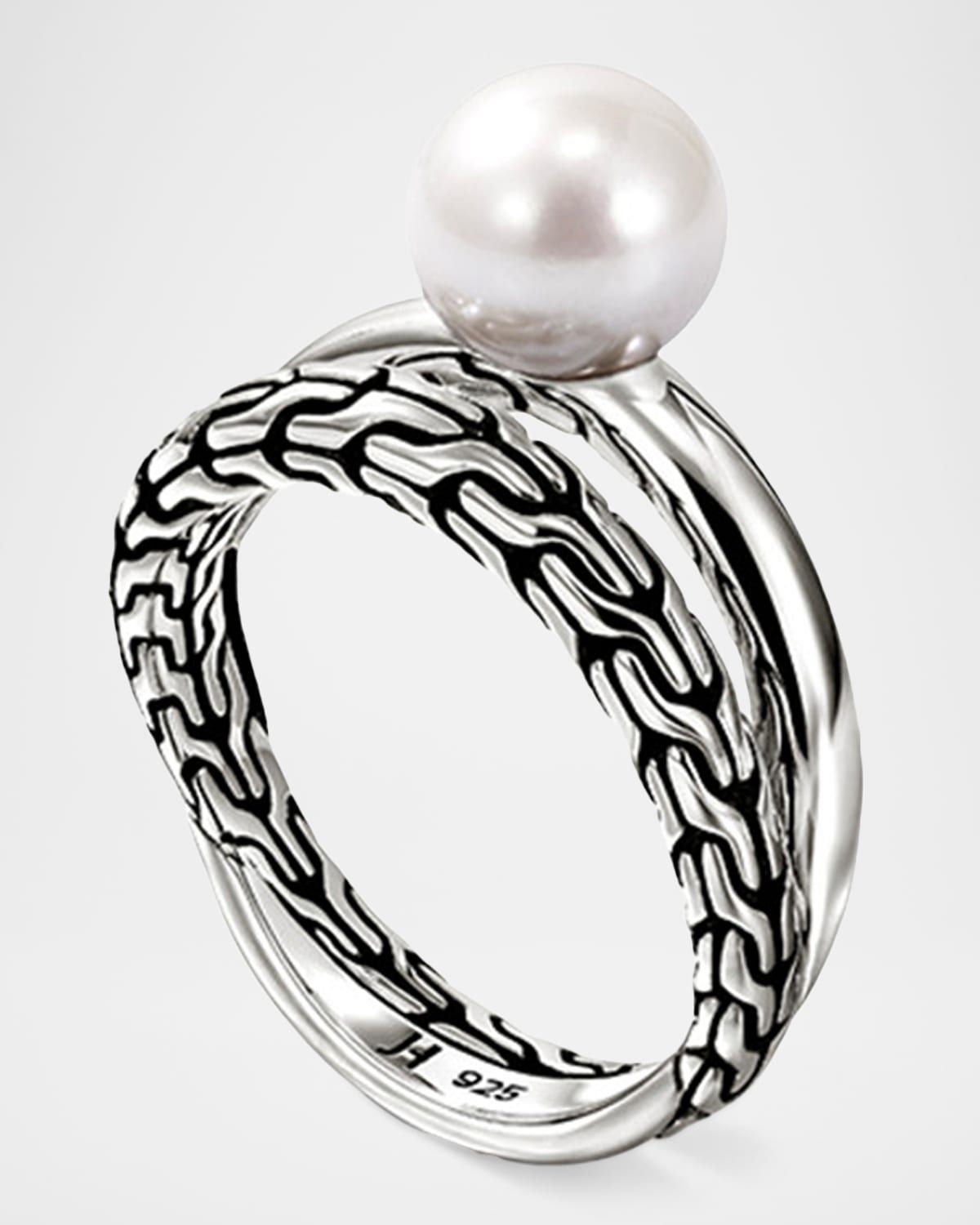 JH Essential Sterling Silver Freshwater Pearl Ring