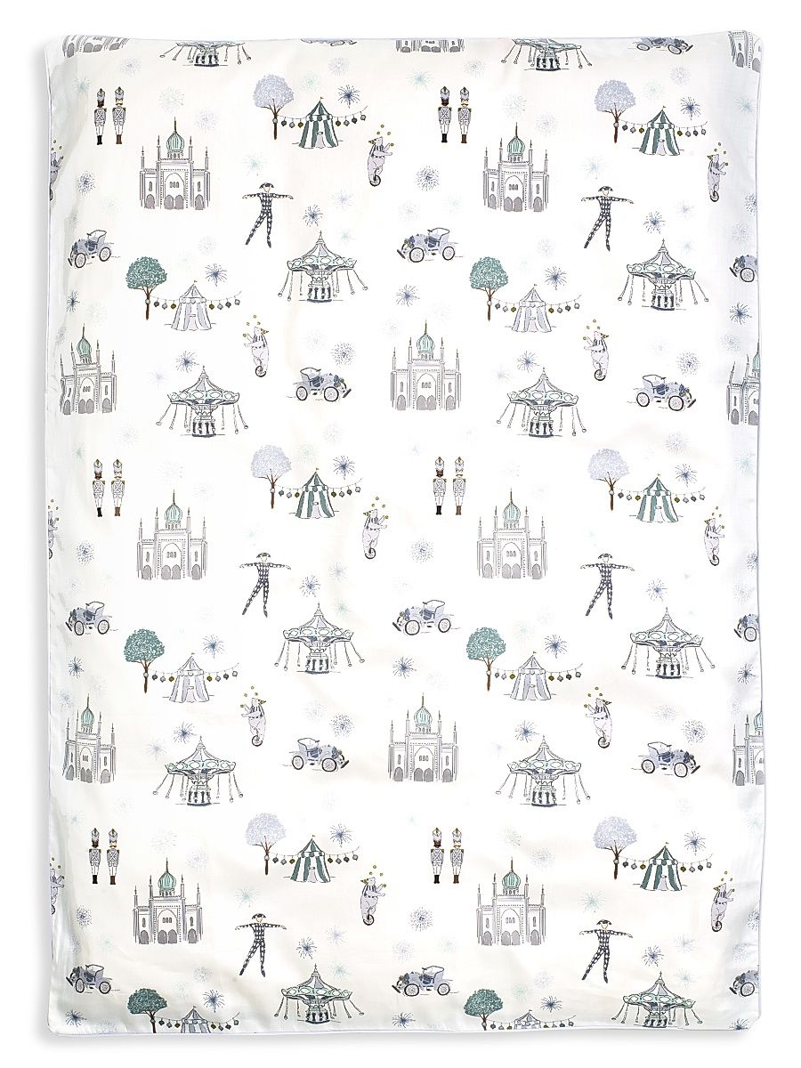 Baby's Adventures In Wonderland Duvet Set - Aqua