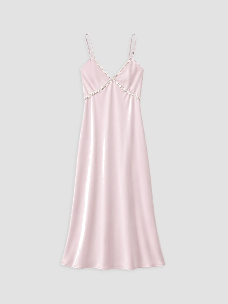 Theme Girl's Little Girl's & Girl's Miller Lace-Trim Maxi Slip Dress - Mauve - Size 5