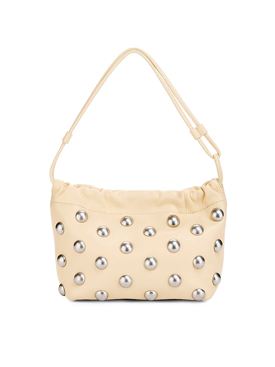 Women's Arden Stud Shoulder Bag - Butter Nickel