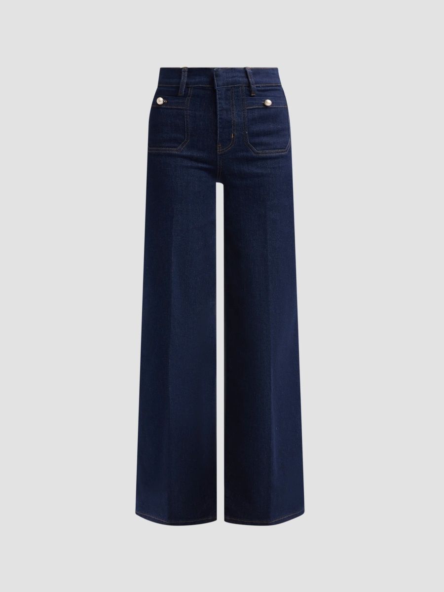 FRAME Women's The Pearl Slim Palazzo Jeans - Rinse - Size 32