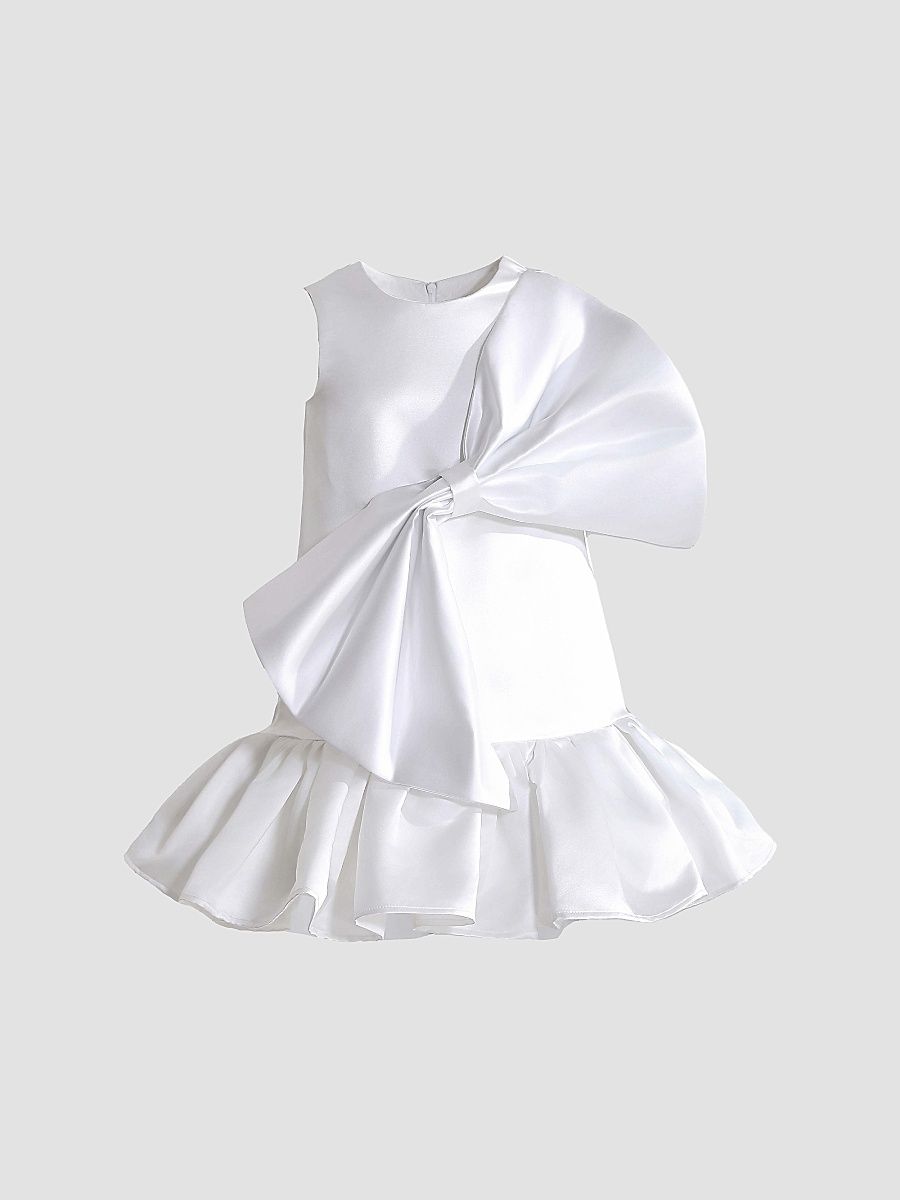Little Girl's & Girl's Dahlielle Dress - White - Size 10