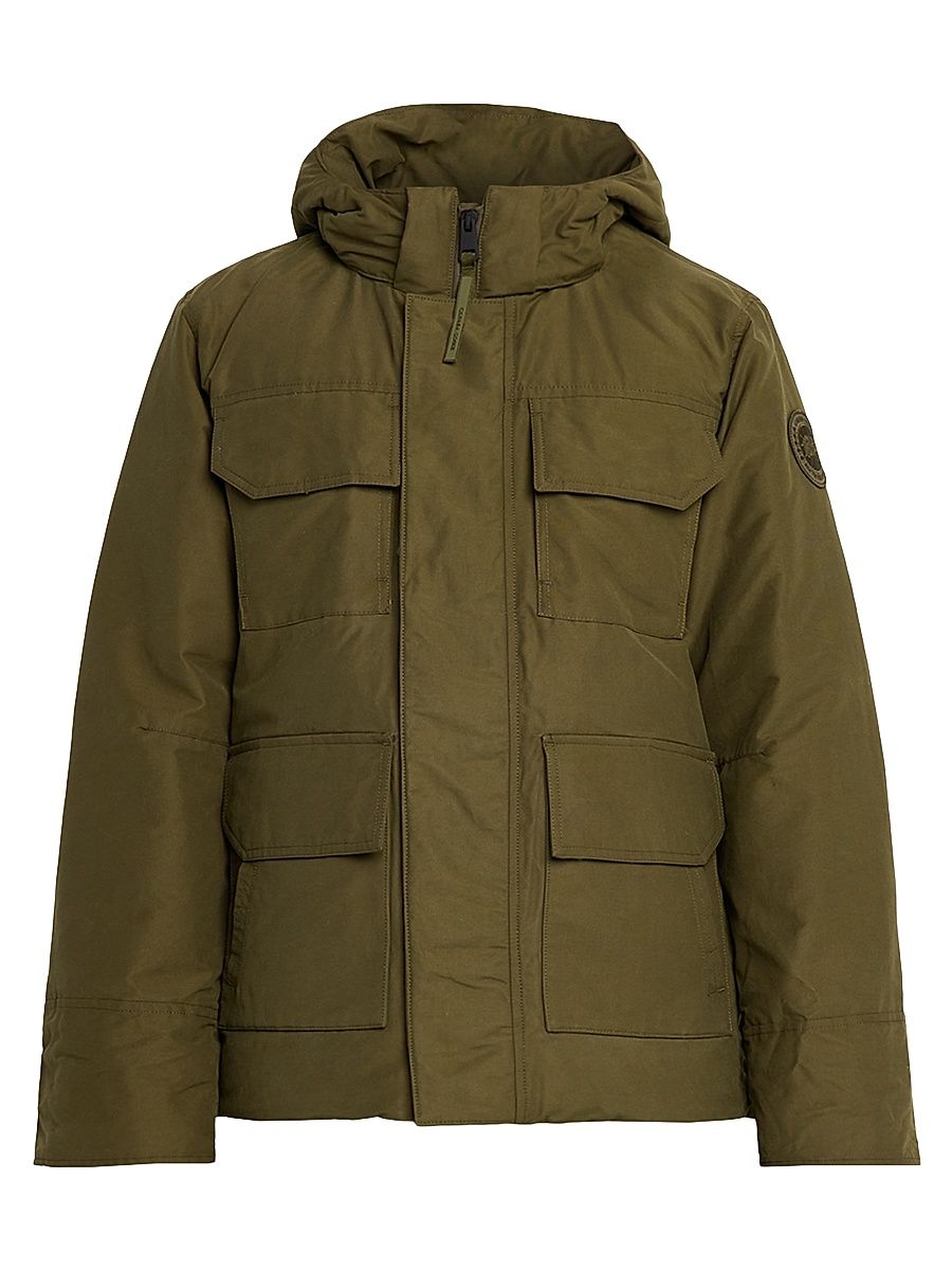 Men's Maitland Cotton Down-Filled Parka - Military Green - Size Small