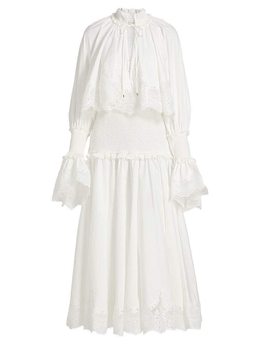 Women's Alchemy Poplin Maxi Dress - Ivory - Size 8