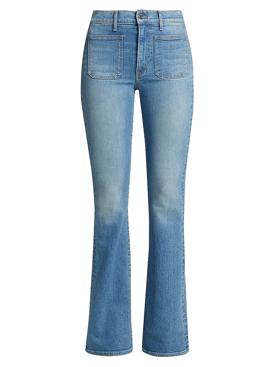 Women's Beverly High-Rise Skinny Flare Jeans - Seawater Stone - Size 31