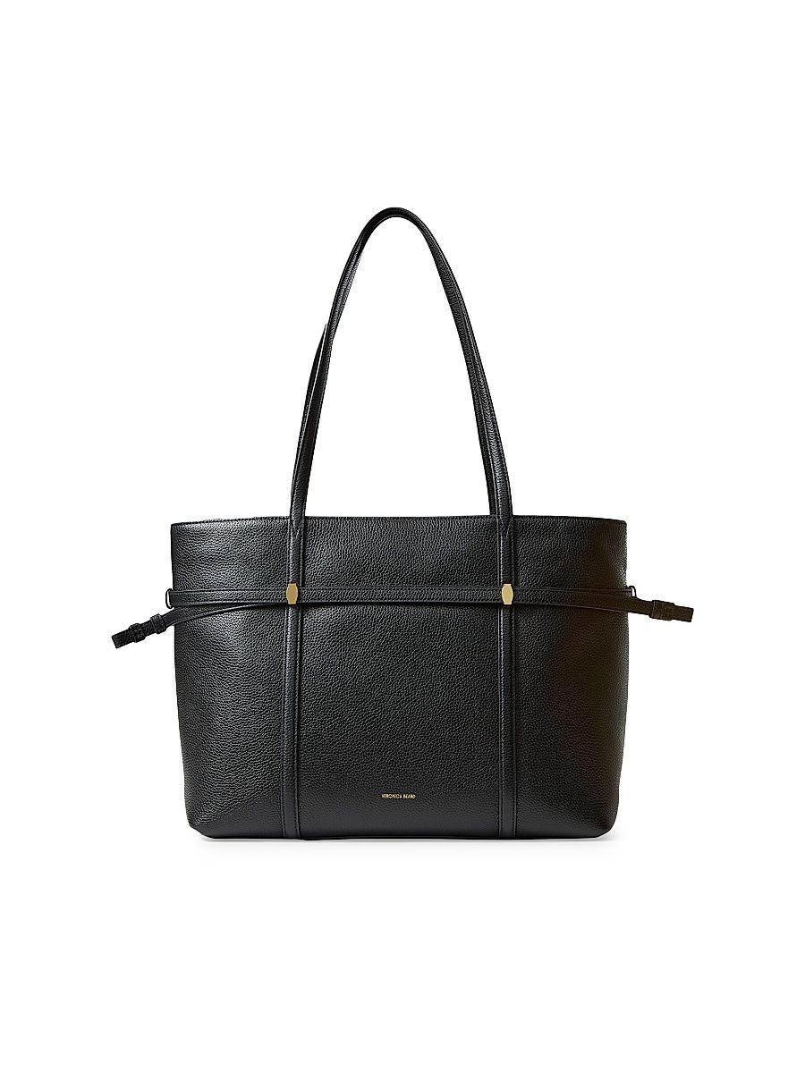 Women's Lasso Leather Tote - Black