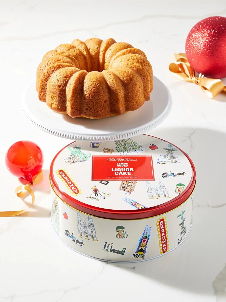 Saks Fifth Avenue Lemon Vodka Liquor Cake