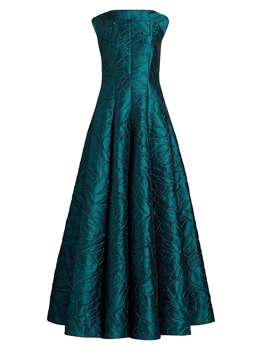 Women's Jacquard A-Line Gown - Dragonfly - Size 14