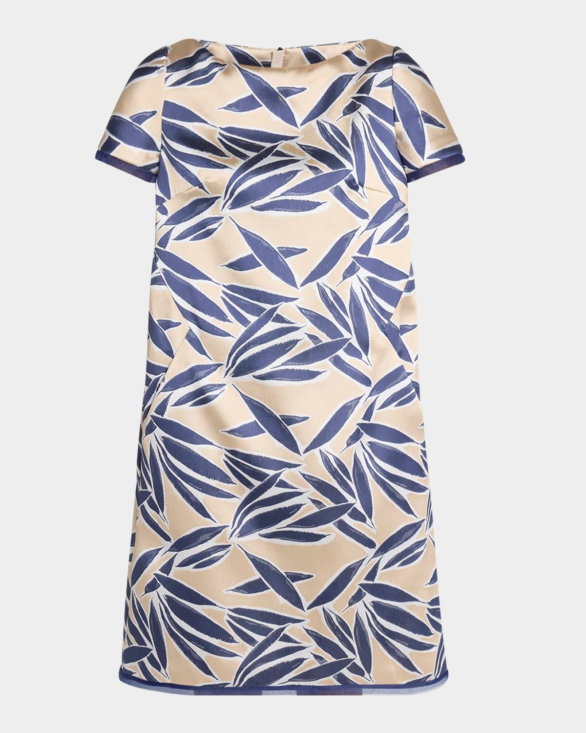 Safari Jacquard A-Line Dress