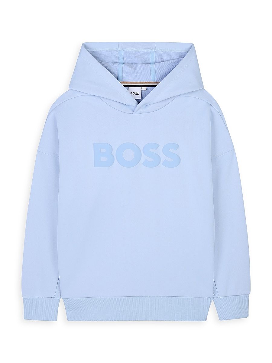 Little Boy's & Boy's Logo Fleece Hoodie - Persian Blue - Size 12