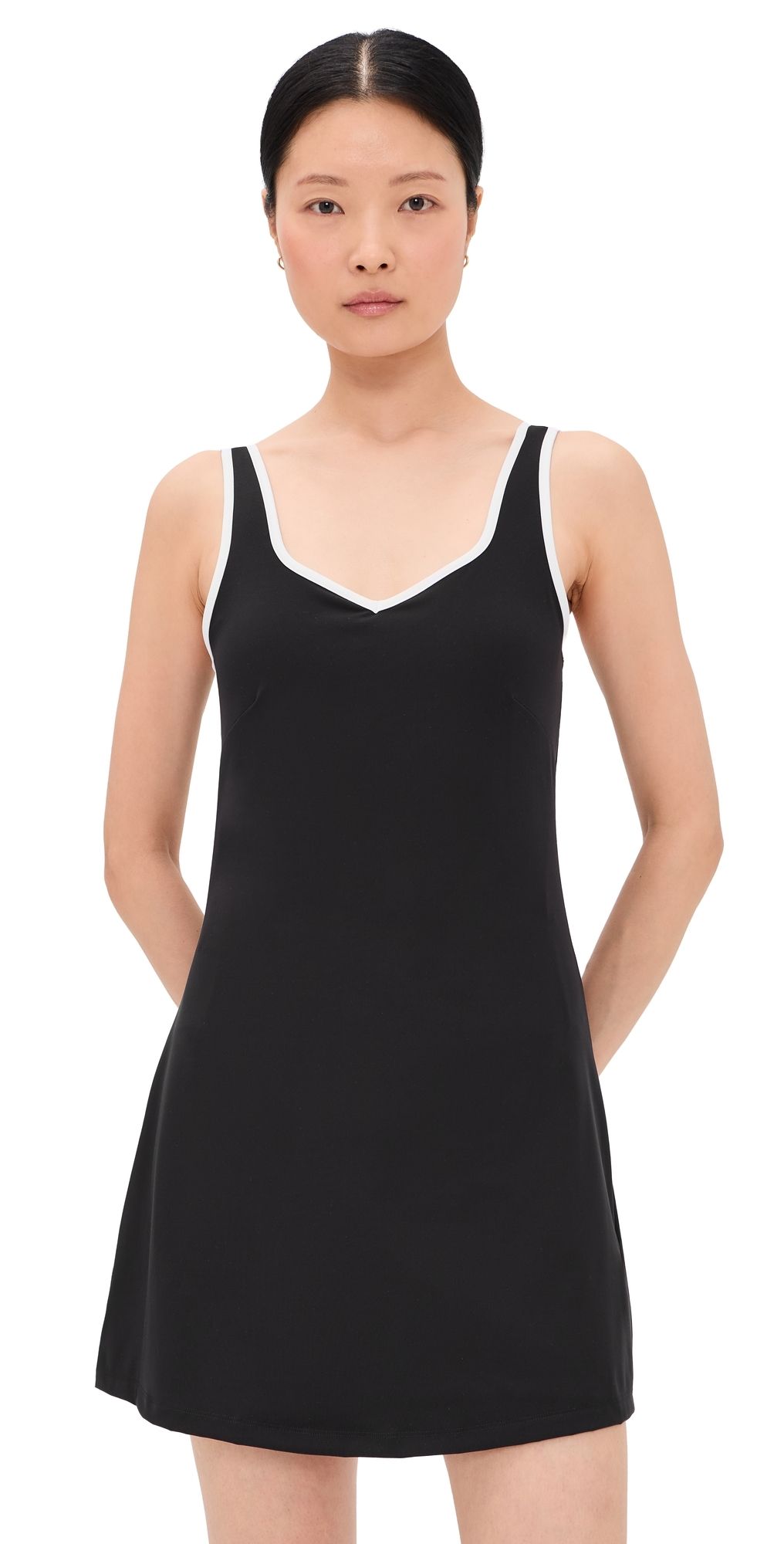 Sweaty Betty Pro Racket Tennis Dress Black White M
