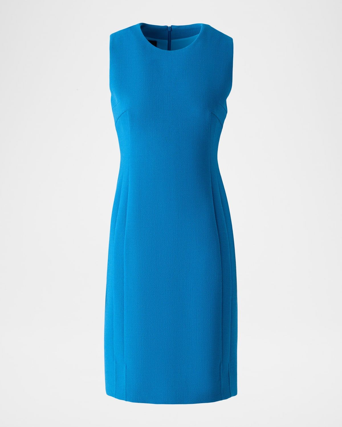 Wool Crepe Sheath Dress