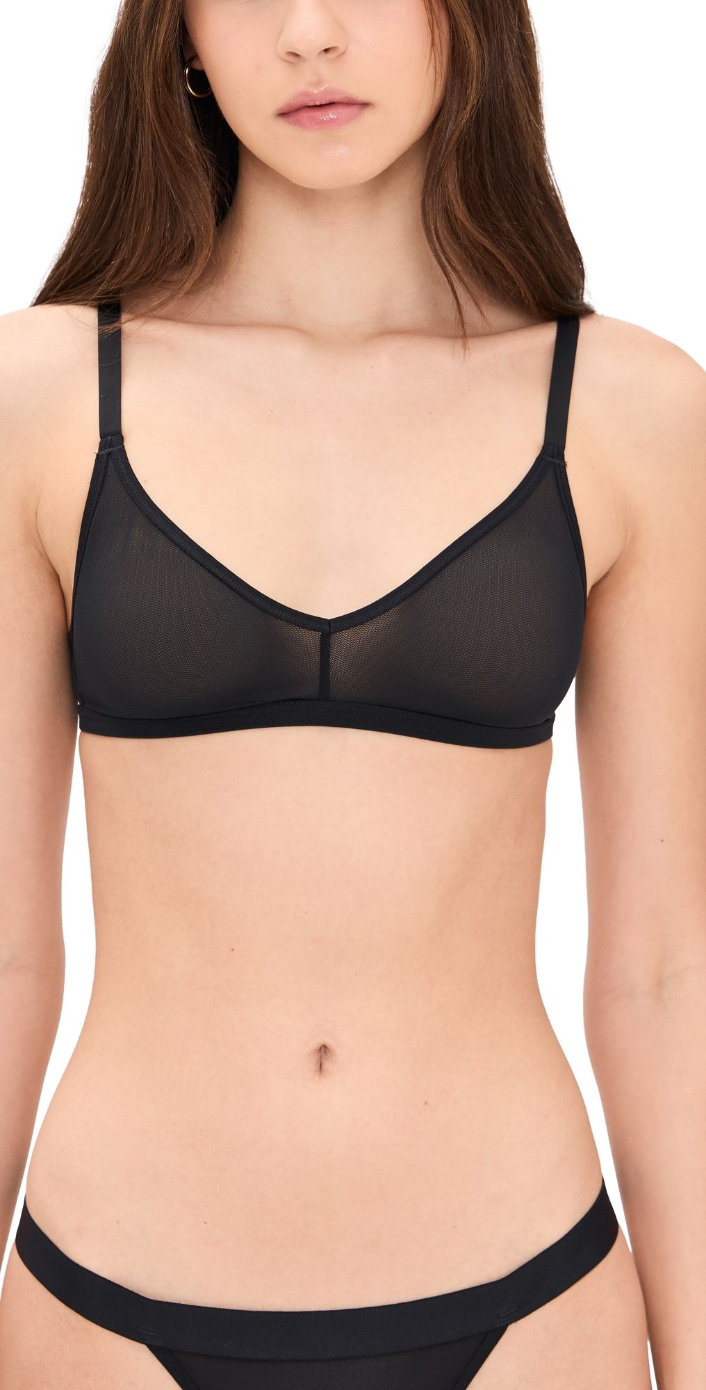 Negative Sieve Non-Wire Bra Black 0