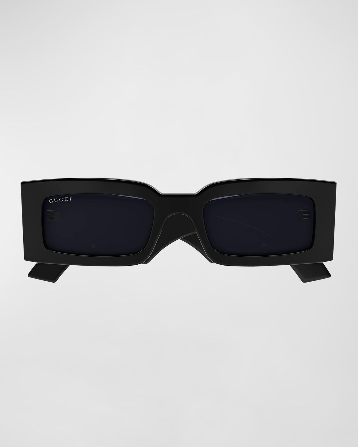 Geometric Acetate Rectangle Sunglasses