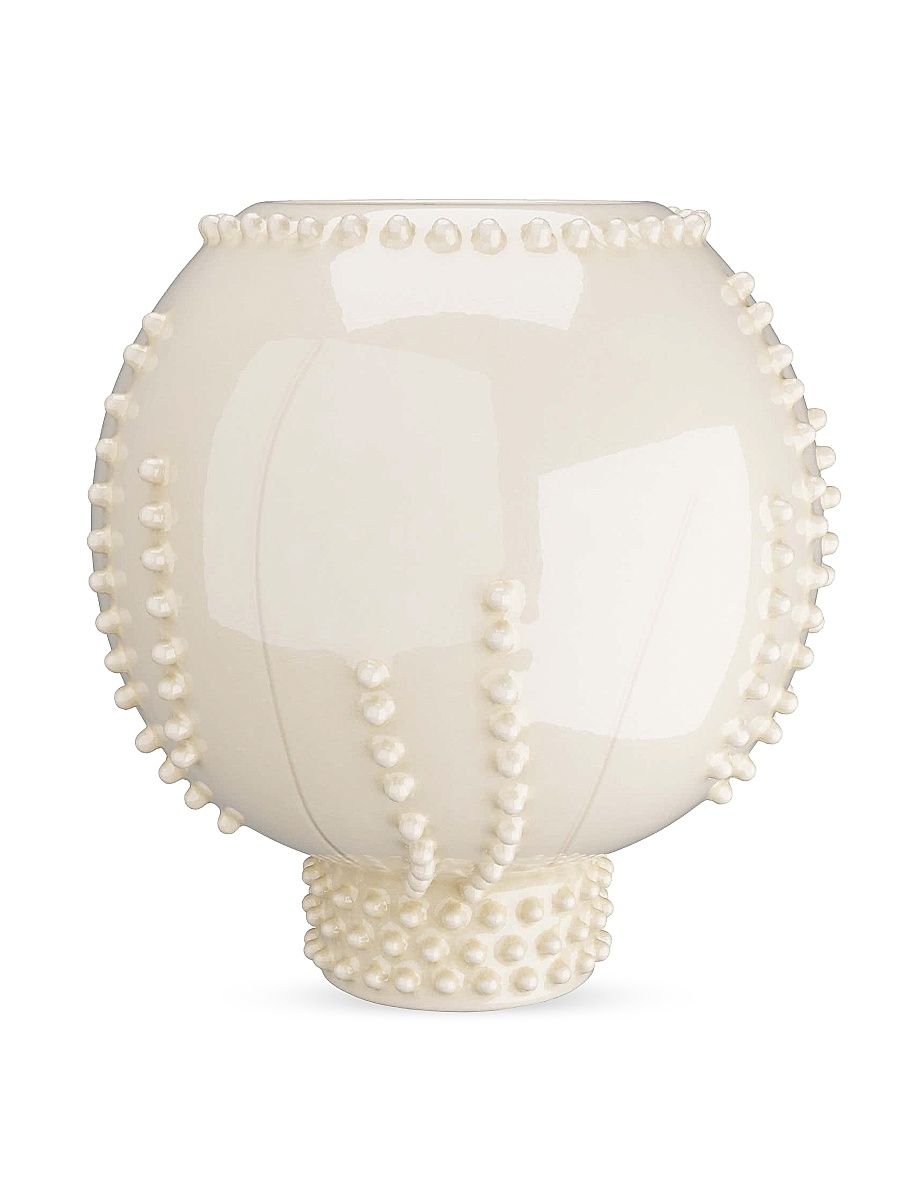 Large Spitzy Vase - White