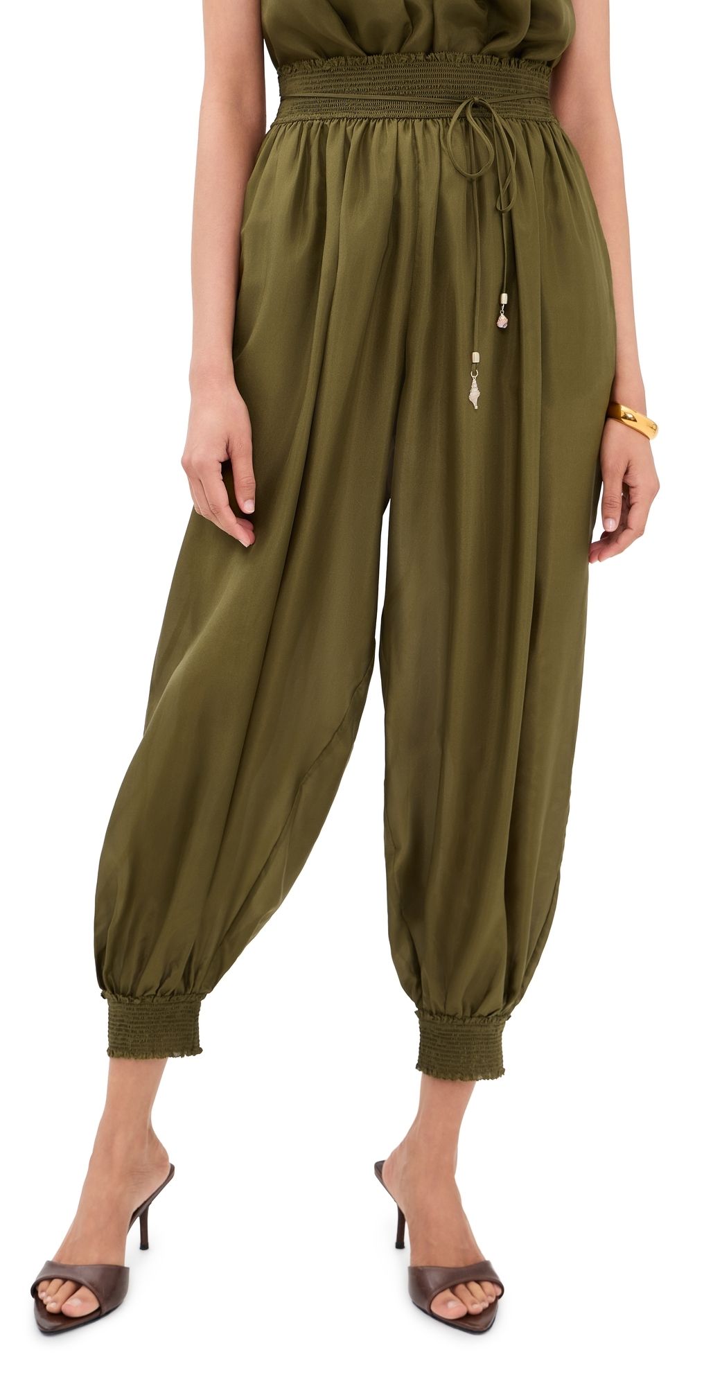 Zimmermann Mahon Harem Pants Olive 2