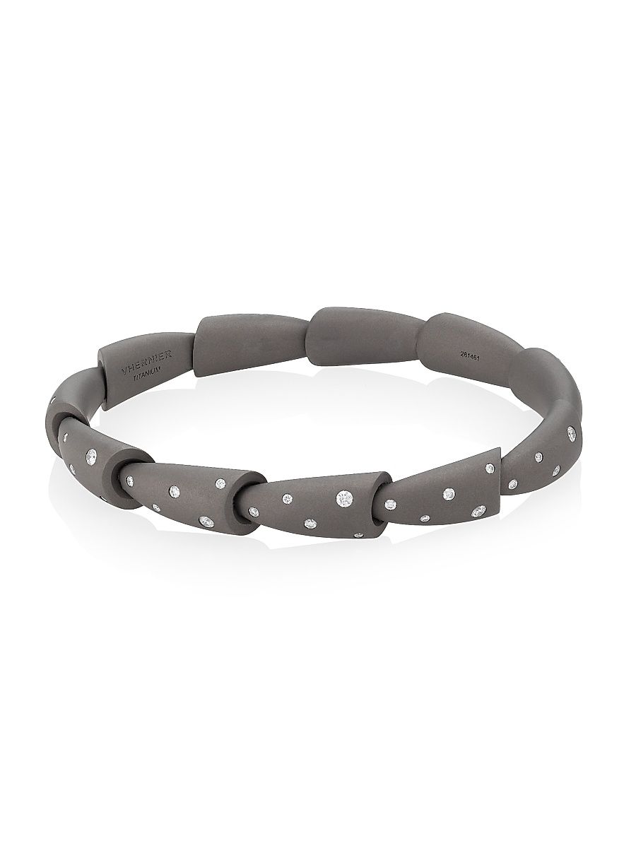 Women's Calla Titanium & Diamond Bracelet - Titanium