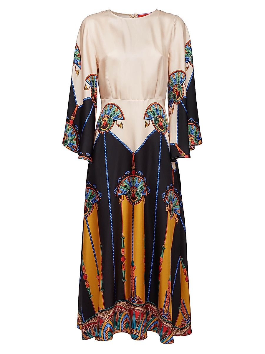 Women's Sorella Dress - Aswan Placee Ivory - Size XS