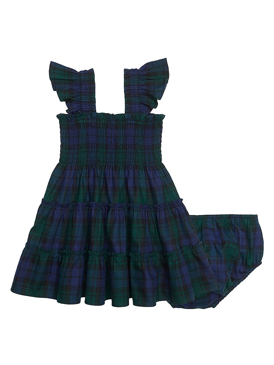 Baby Girl's, Little Girl's & Girl's The Tiny Ellie Nap Dress - Blackwatch Tartan - Size 8