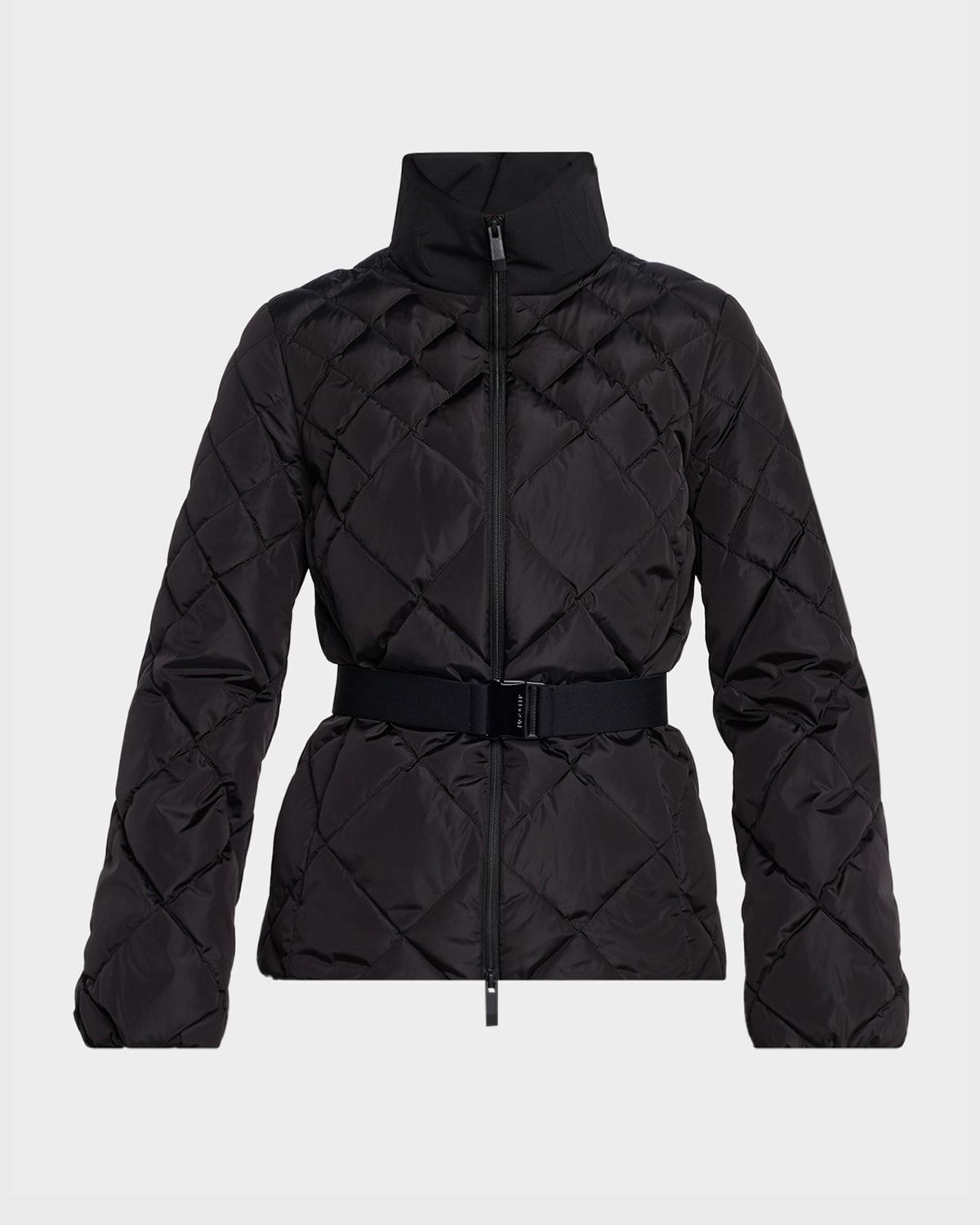 Balsamine Geometric-Quilted Short Down Jacket