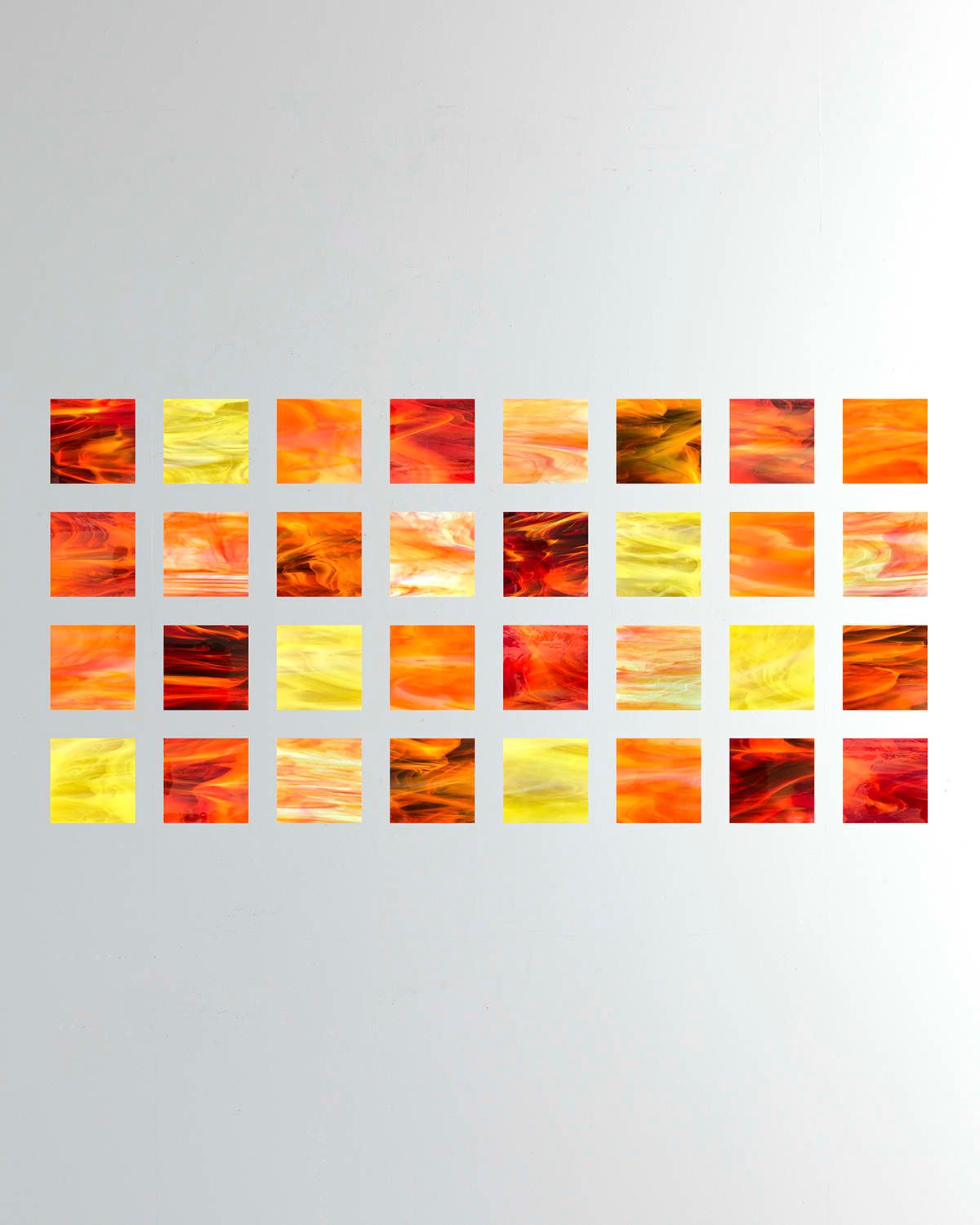 Dawn Glass Wall Sculpture