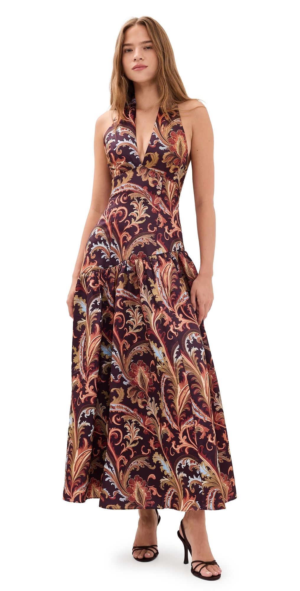 Couper Sienna Paisley Dress Paisley XL