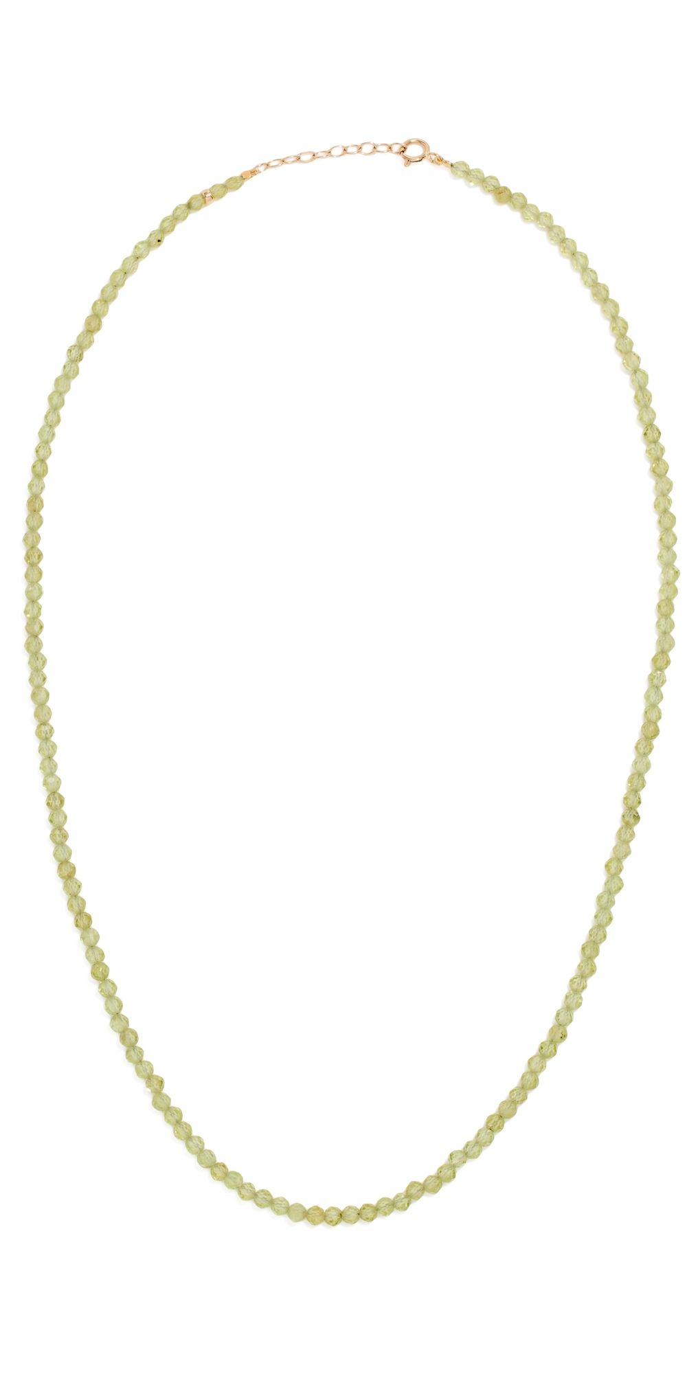 JIA JIA August Peridot Beaded Necklace Peridot One Size