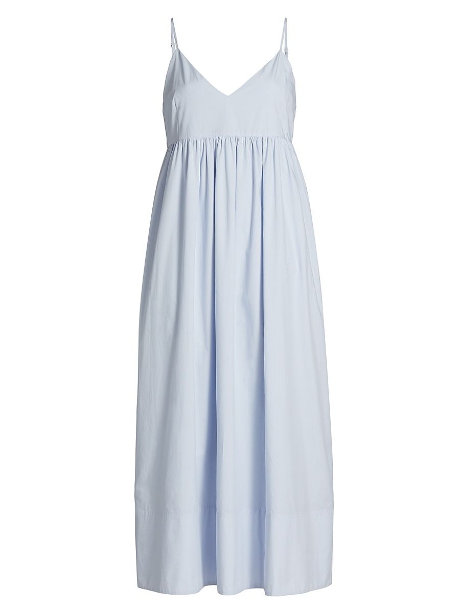 Women's Cove Cotton Maxi Dress - French Blue - Size XL
