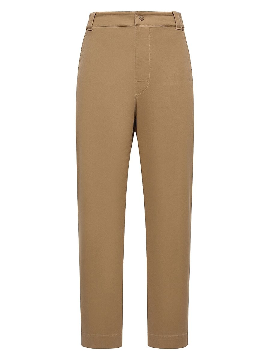 Men's Pants in Cotton Gabardine - Beige - Size XXL