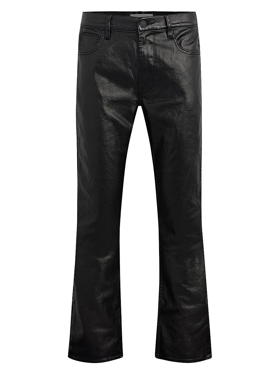 Men's Walker Coated Track Kick-Flare Jeans - Onyx - Size 30