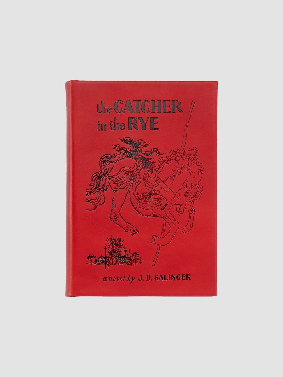 Graphic Image "The Catcher In The Rye" Leather-Bound Hardcover Book