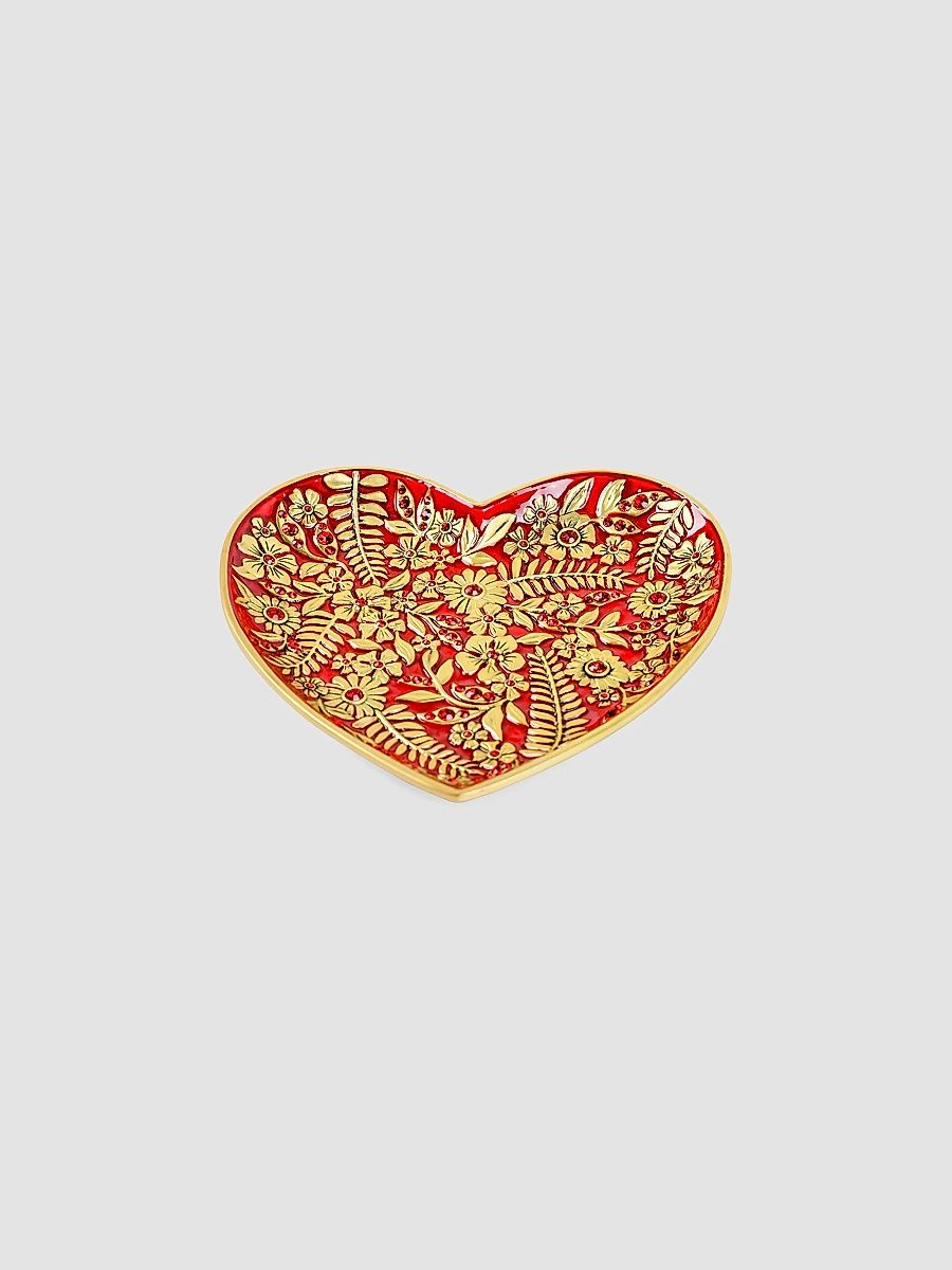 Aria Floral Heart Catchall Tray