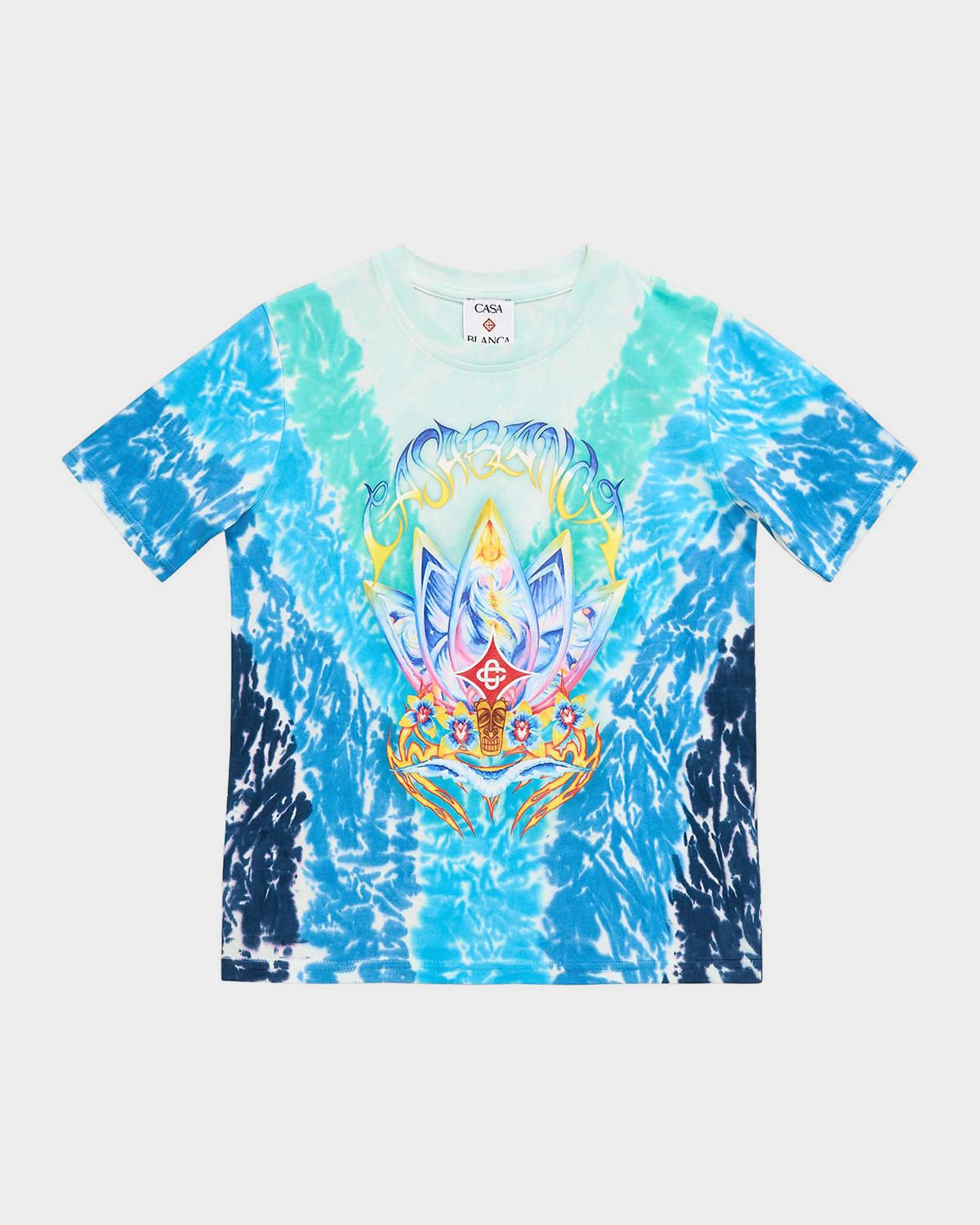 Boy & apos;s Surf Lotus Short-Sleeved T-Shirt, Size 3-14