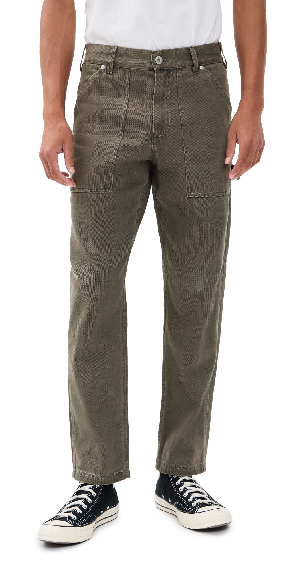 Alex Mill Recycled Denim Painter Pants Thyme 34