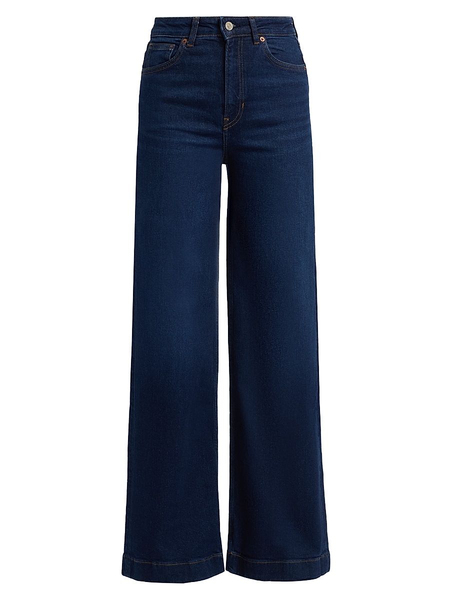 Women's Bex Super-Stretch High-Rise Wide-Leg Jeans - Wheeler - Size 26
