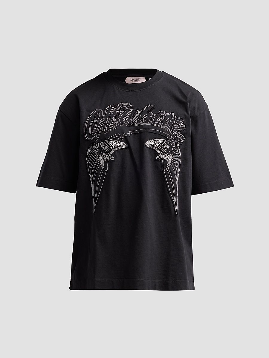 Men's Skyline Skate Cotton Crewneck T-Shirt - Black - Size XXL
