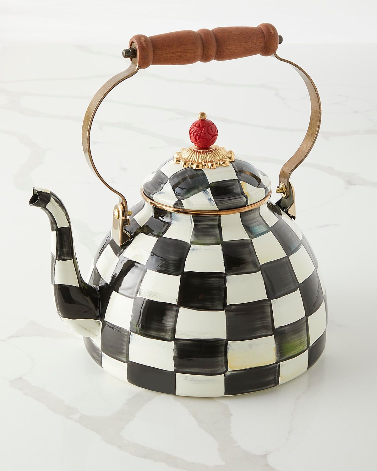 Courtly Check Three-Quart Tea Kettle