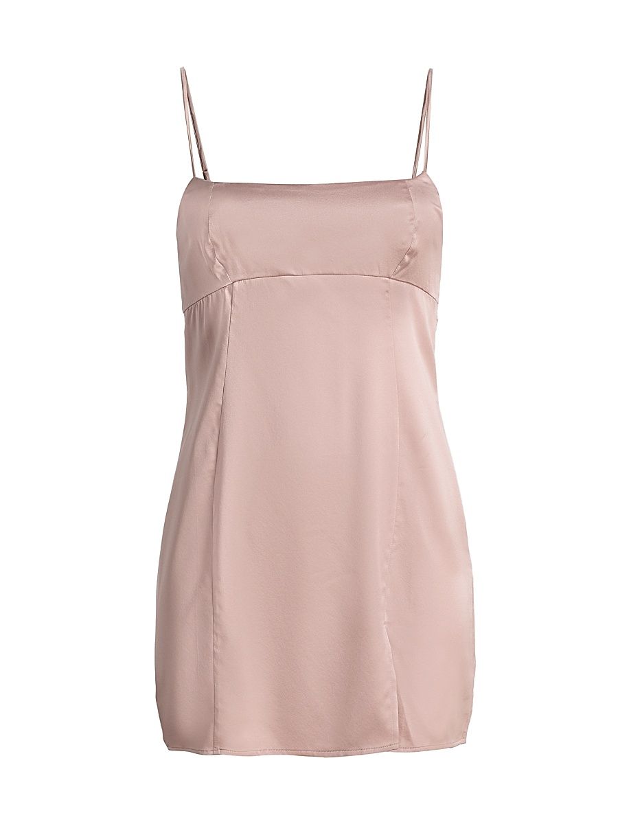 Women's Tous Les Jours Silk Nightie - Buff - Size Large