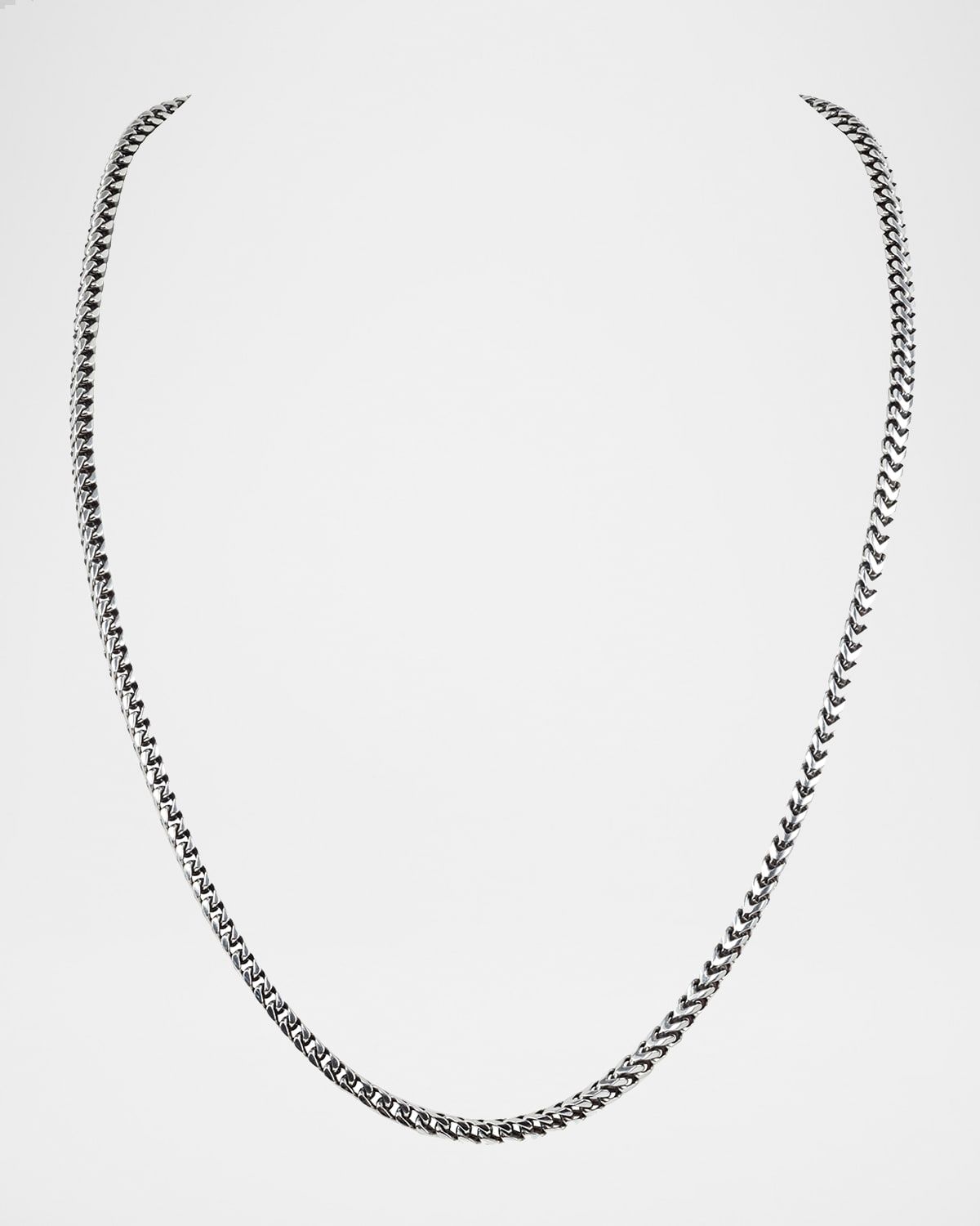 Men & apos;s Sterling Silver Chain Necklace
